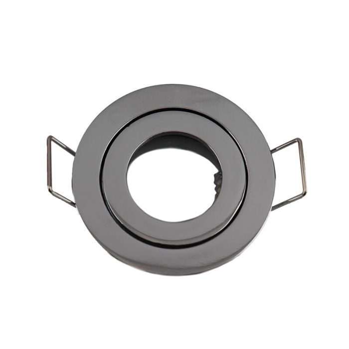 Foco empotrable baño cromado de aluminio, Dorx, IP44