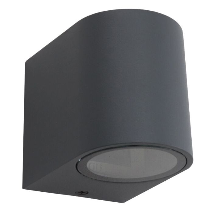 Lámpara exterior de aluminio antracita, Corina, IP44