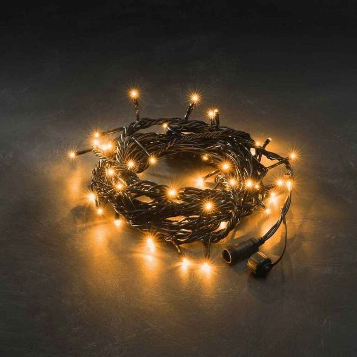 Iluminación de árbol enlazable negra 100M, 10 leds por metro, IP67 - Blanco cálido