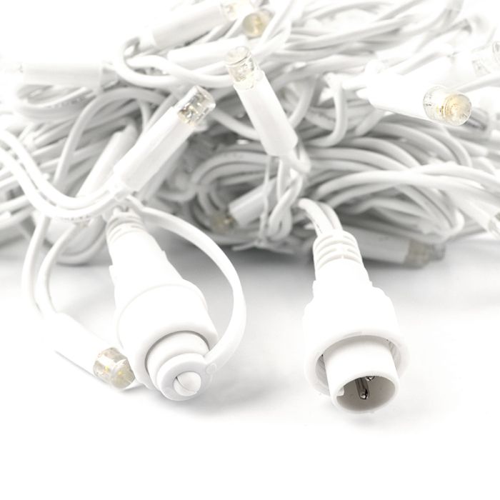 10m carambano conectable cordon blanco ip67 50 cm de alto blanco calido