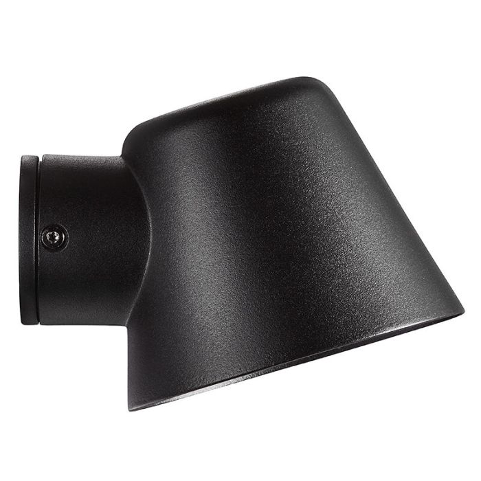 Lámpara exterior moderna negra, Aleria, IP44