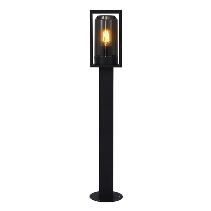 Lámpara exterior moderna negra, Griffin, IP44