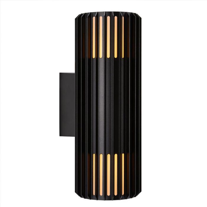 Lámpara exterior diseño negra, Aludra, IP54