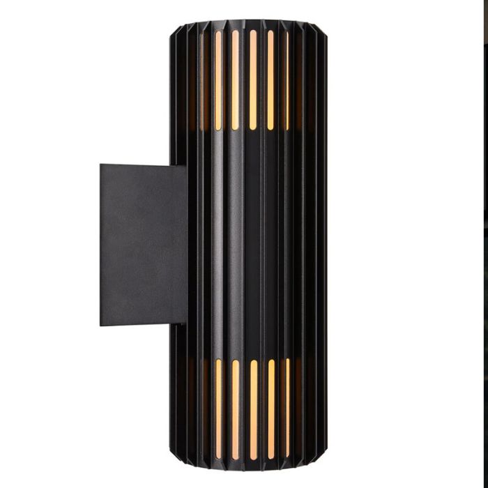 Lámpara exterior diseño negra, Aludra, IP54