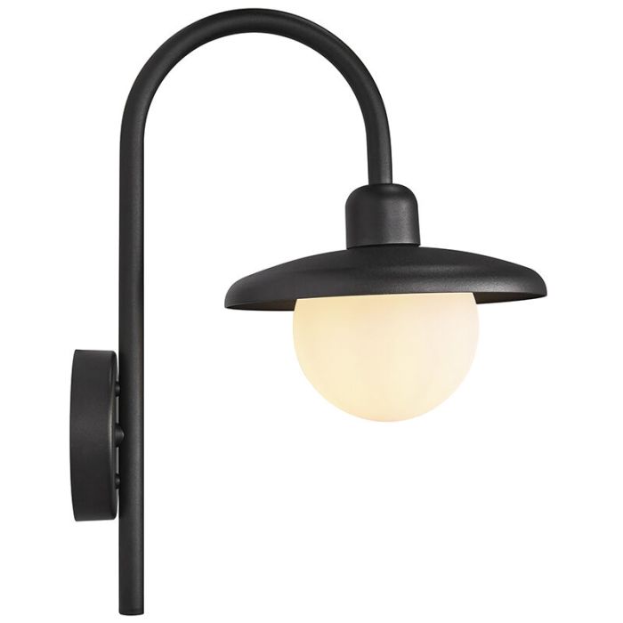 Lámpara exterior antigua negra, Berlo, IP44