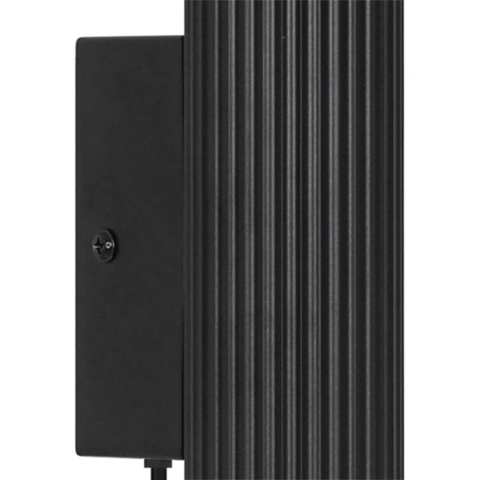 Aplique up down moderno negro, Vico, con interruptor