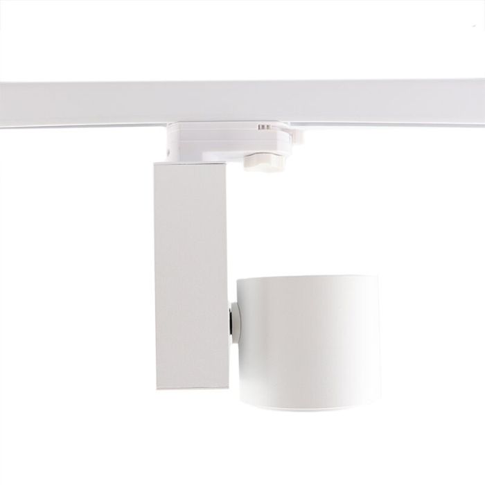 Foco de carril Master B blanco de Bisolux, controlador Philips, 4000k, 30w, 36 grados