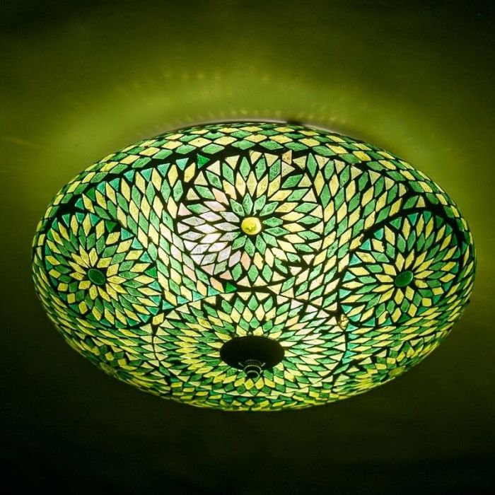 Plafón de techo verde oriental, Louay