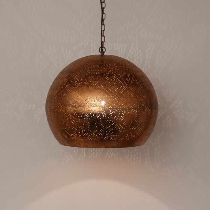Lámpara colgante de filigrana cobre, Kenza