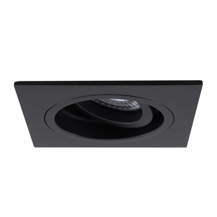 Foco empotrable negro moderno, Bredal