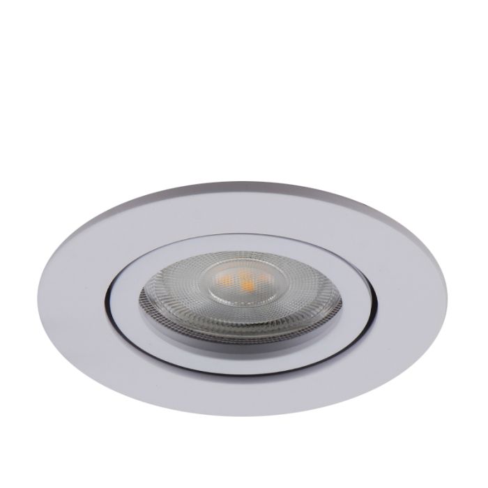 Foco empotrable blanco de aluminio, Onno