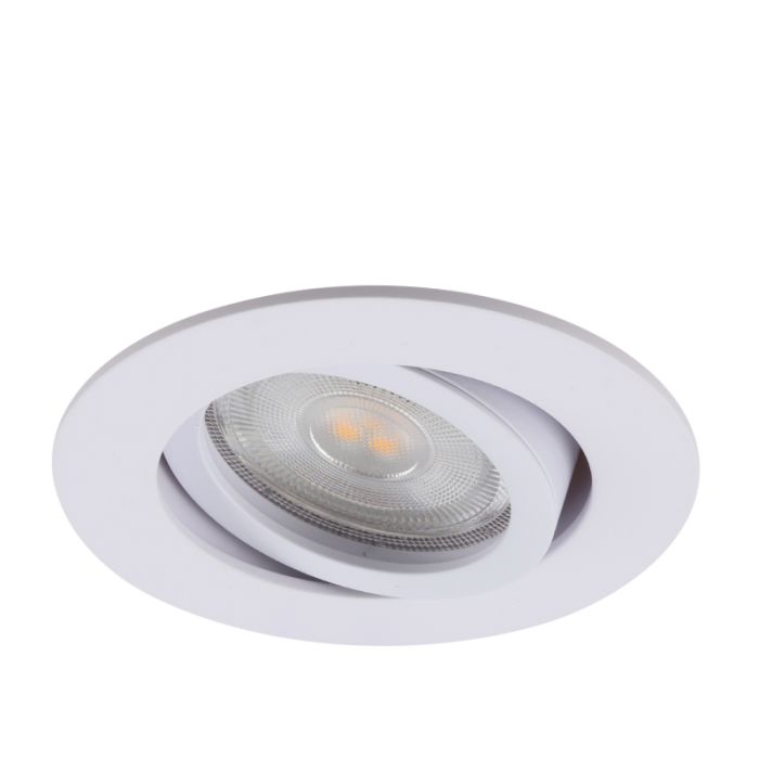 Foco empotrable blanco de aluminio, Onno