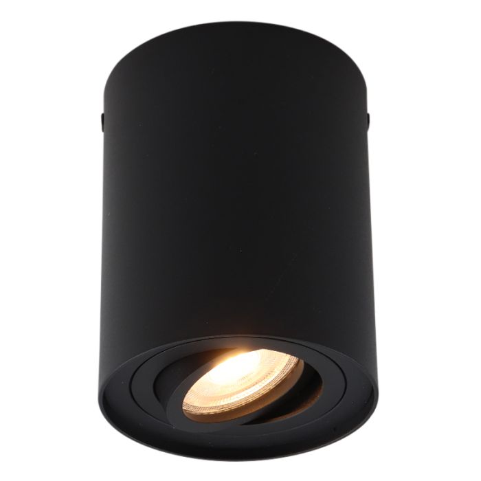 Aplique de techo negro moderno, Onno