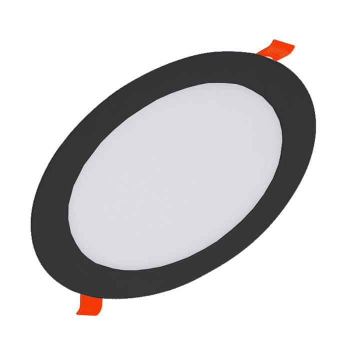 Downlight de aluminio negro, Umbriel, 24W, 4000K LED, IP44