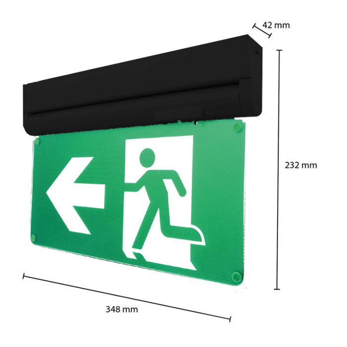Alumbrado de emergencia Erno - 3,5W - IP20 - negro