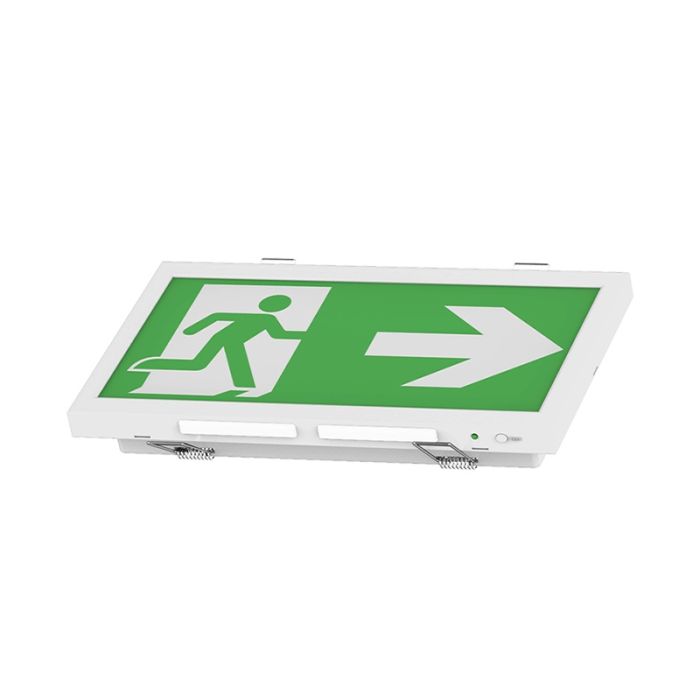Iluminación de emergencia empotrada/superficie en pared, 3W, LED 6000K, IP40
