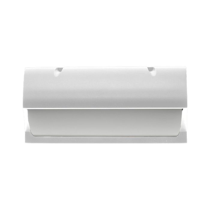 Lámpara exterior blanca de aluminio, Rajko, 12W, 3000K LED, IP54