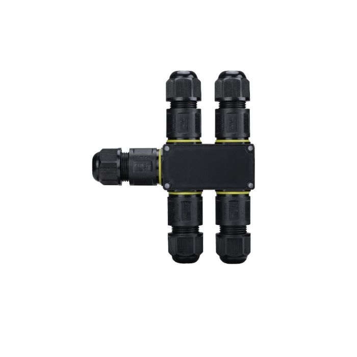 Conector de 3 pines y 5 vías, IP68