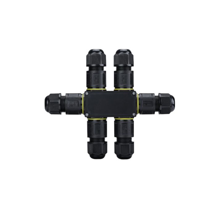 Conector de 3 pines y 6 vías, IP68