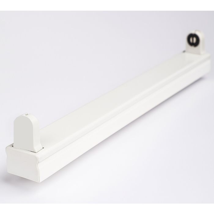Luminaria tubo LED 60 cm - Robo - para 1 tubo LED - Philips Core - IP22