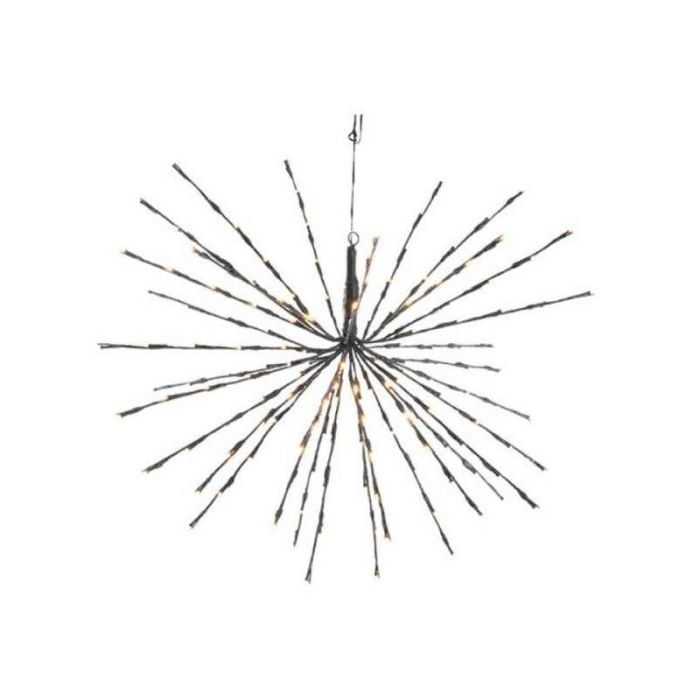 45cm LED 3d estrellas con 72 caliente LED blanco luces parpadeantes