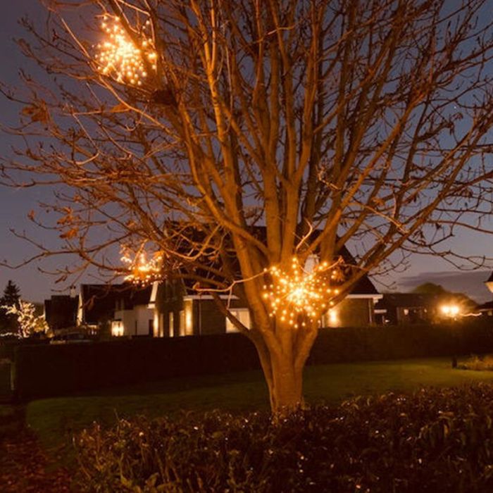 45cm LED 3d estrellas con 72 caliente LED blanco luces parpadeantes