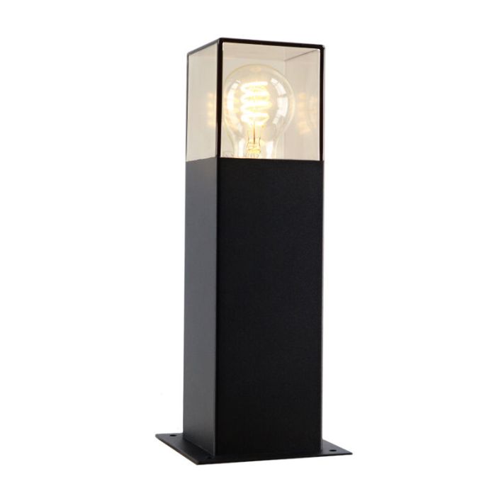 Lámpara exterior negra moderna, Sanel, IP44