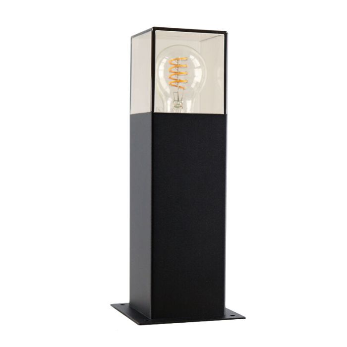 Lámpara exterior negra moderna, Sanel, IP44