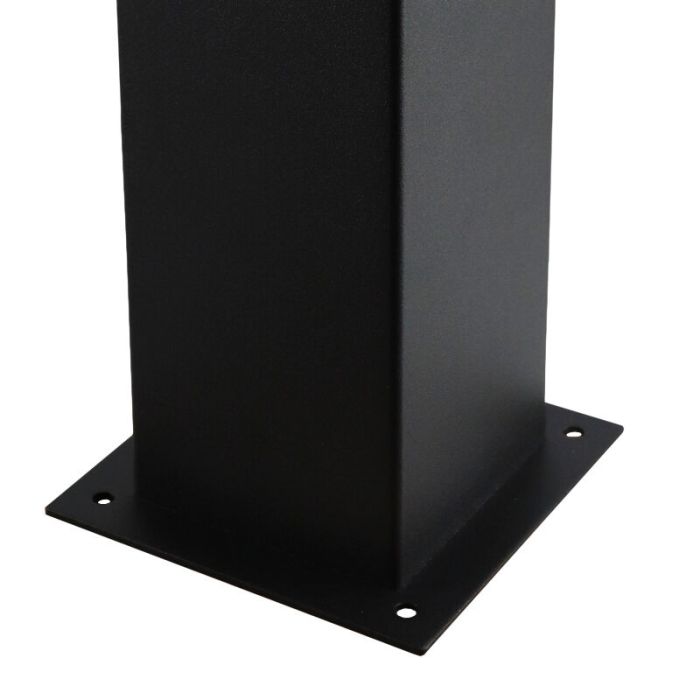 Lámpara exterior negra moderna, Sanel, IP44