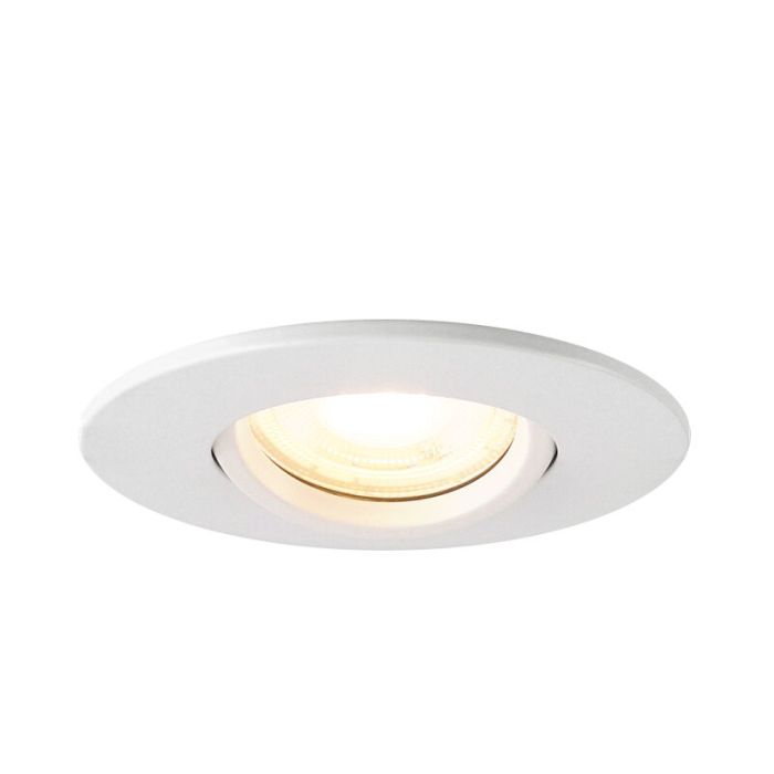 Foco empotrable baño blanco moderno, Jill, IP44