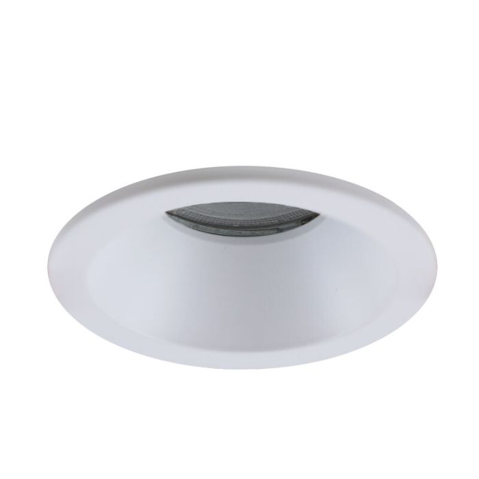 Foco empotrable baño blanco de aluminio, Julien, IP65