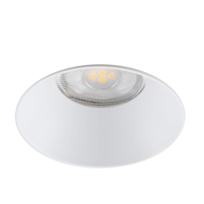 Foco empotrable trimless blanco de aluminio, Sanaz