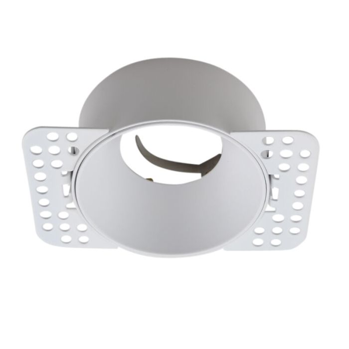 Foco empotrable trimless blanco de aluminio, Sanaz