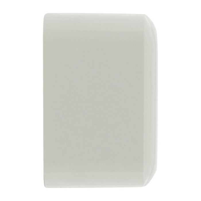 Exin Toma Exo, de superficie, simple, puesta a tierra, blanco polar