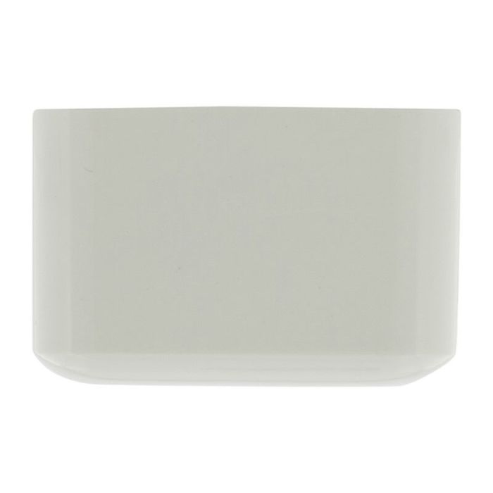 Exin Toma Exo, de superficie, simple, puesta a tierra, blanco polar