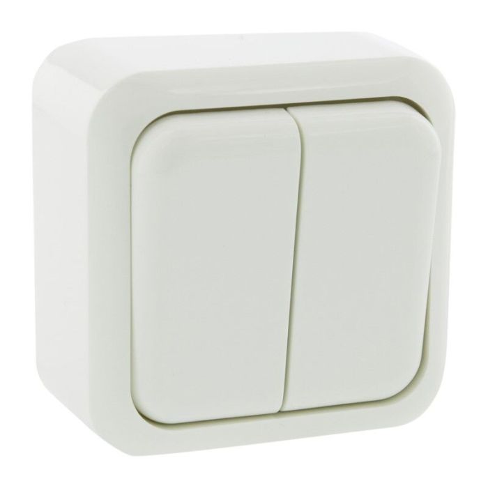 Serie de montaje en superficie para interruptor Exin Exo, blanco polar