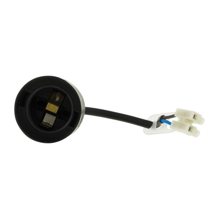 Casquillo móvil E27, negro