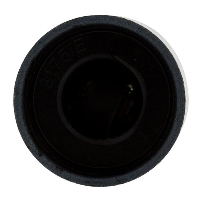 Casquillo E14 Liso, Blanco