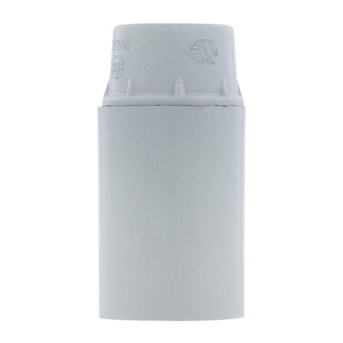Casquillo E14 Liso, Blanco