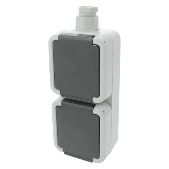 Peha Conector a prueba de salpicaduras Prensaestopas de doble toma de tierra M20