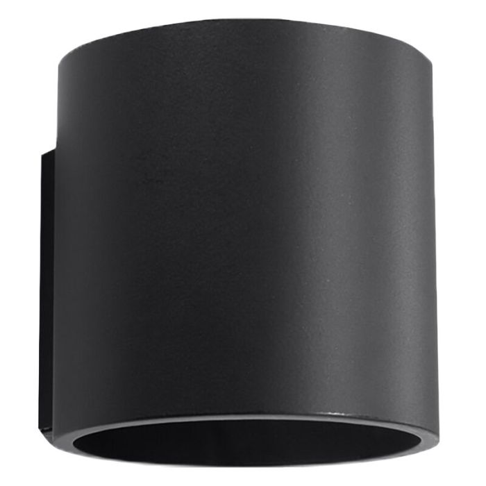 Aplique up down de aluminio negro, Amely