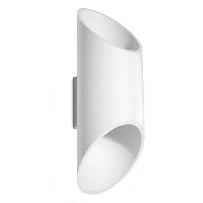 Aplique up down de aluminio blanco, Haidar