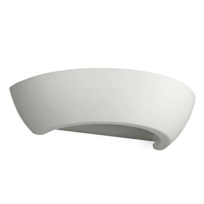 Aplique up down de vidrio blanco, Lotfi