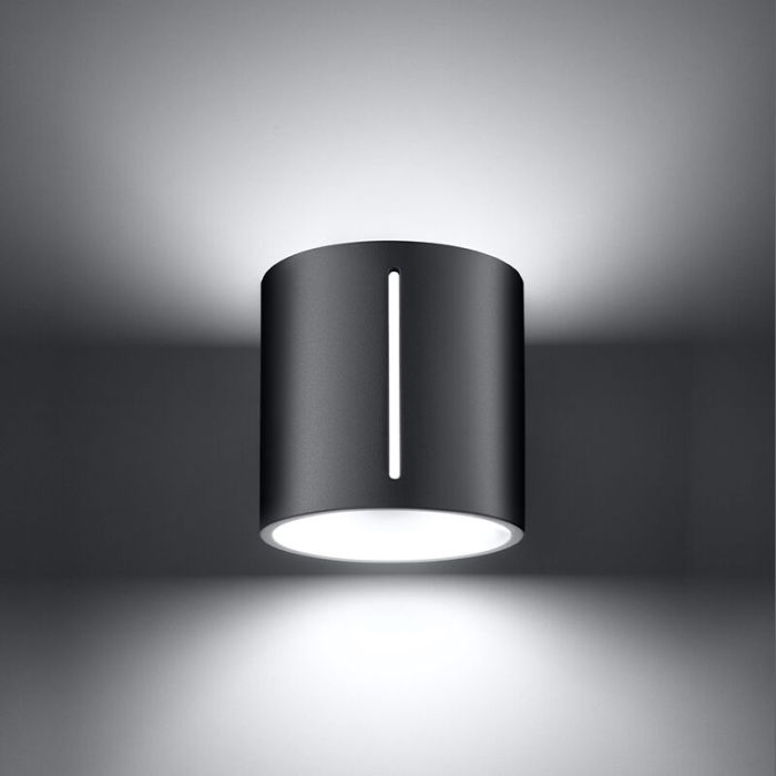 Aplique up down de aluminio gris, Jamey