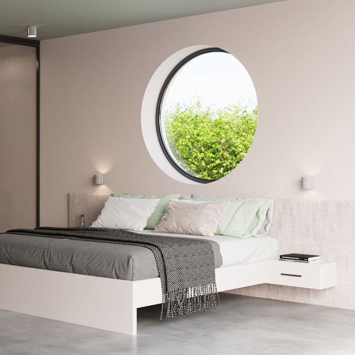 Aplique up down de aluminio gris, Jamey