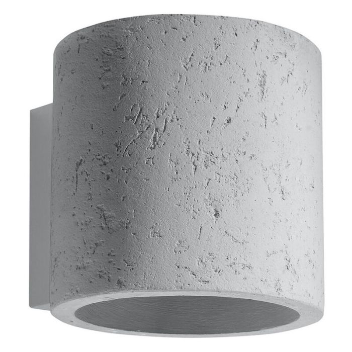 Aplique up down de cemento gris, Amely
