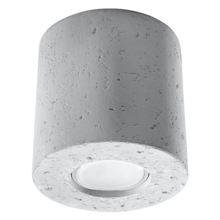 Aplique de techo de cemento gris, Amely