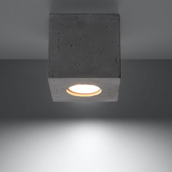 Aplique de techo de cemento gris, Andro