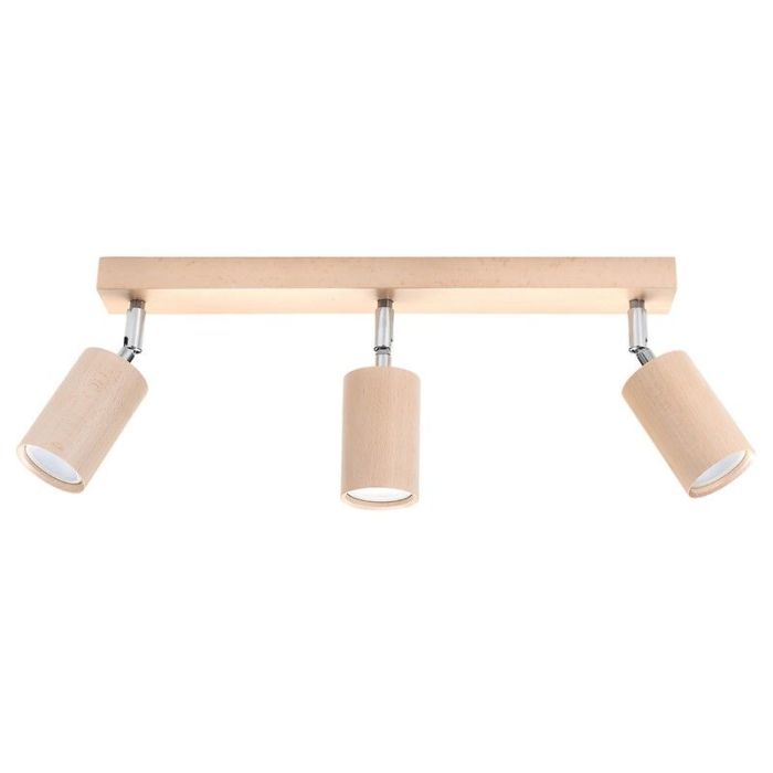 Foco de techo de madera marrón, Fredrik