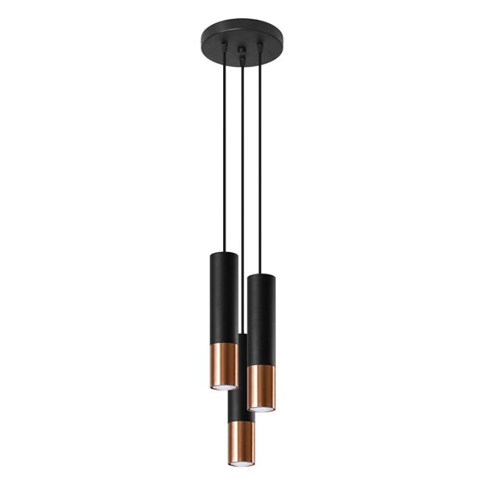 Lámpara colgante de aluminio cobre, Hediye